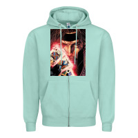 Seafoam gambit Zipper Hoodie - artisFamous