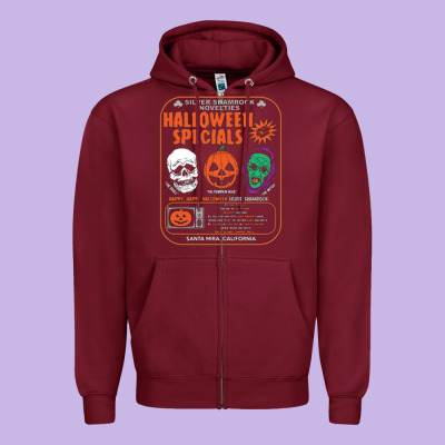 Halloween Specials Season Of The Witch Zipper Hoodie Designed By Artisfamous