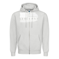 Dove Grey american veteran, patriotic american tee, army style sweatshirt Zipper Hoodie - artisFamous