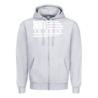 Heather Grey american veteran, patriotic american tee, army style sweatshirt Zipper Hoodie - artisFamous