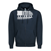 Navy american veteran, patriotic american tee, army style sweatshirt Zipper Hoodie - artisFamous