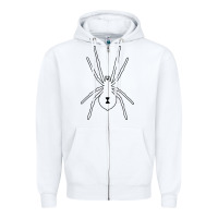 White black widow Zipper Hoodie - artisFamous