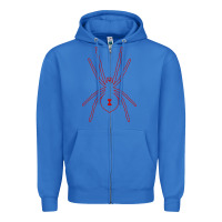 True Royal black widow Zipper Hoodie - artisFamous