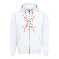 White black widow Zipper Hoodie - artisFamous