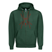 Sports Green black widow Zipper Hoodie - artisFamous