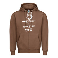 Chestnut bourdain cook free or die Zipper Hoodie - artisFamous