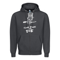 Smoke bourdain cook free or die Zipper Hoodie - artisFamous