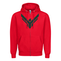 Red ATREIDES Zipper Hoodie - artisFamous