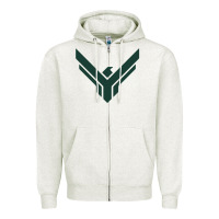 Oatmeal Heather ATREIDES Zipper Hoodie - artisFamous