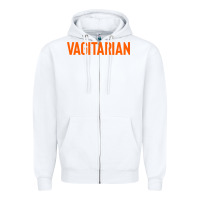White vagitarian Zipper Hoodie - artisFamous