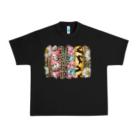 Black Easter Brushstroke With Quail Eggs Daisy And Bunny Urban Heavy Tee - RanaPortraitStore