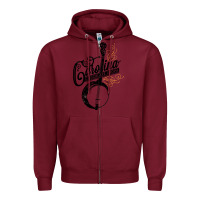 Burgundy the carolina chocolate drops Zipper Hoodie - artisFamous
