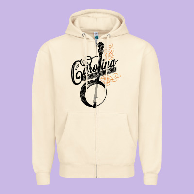 The Carolina Chocolate Drops Zipper Hoodie Designed By Artisfamous