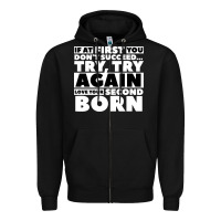 Black second born gifts Zipper Hoodie - artisFamous