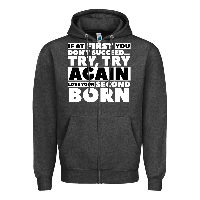 Second Born Gifts Zipper Hoodie by artisFamous | Teevron