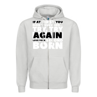 Dove Grey second born gifts Zipper Hoodie - artisFamous