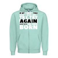 Seafoam second born gifts Zipper Hoodie - artisFamous