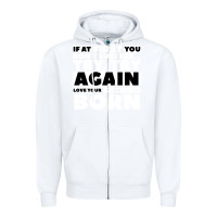 White second born gifts Zipper Hoodie - artisFamous