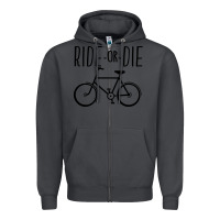 Smoke ride or die bicycle Zipper Hoodie - artisFamous
