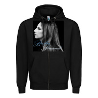 Black Barbra Streisand design Zipper Hoodie - artisFamous
