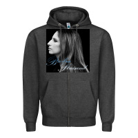 Charcoal Heather Barbra Streisand design Zipper Hoodie - artisFamous