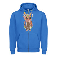 True Royal Native OWL Zipper Hoodie - artisFamous