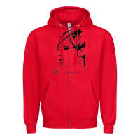 Red Design barbra streisand Zipper Hoodie - artisFamous