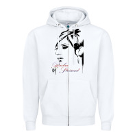 White Design barbra streisand Zipper Hoodie - artisFamous