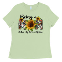 Being A Mom Makes My Life Complete Mother's Day Ladies Tee | Teevron