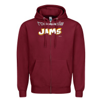 Burgundy rockapella Zipper Hoodie - artisFamous