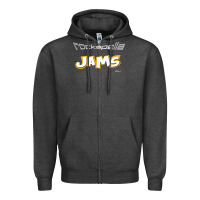 Charcoal Heather rockapella Zipper Hoodie - artisFamous