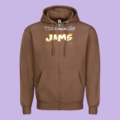Rockapella Zipper Hoodie Designed By Artisfamous