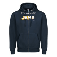 Navy rockapella Zipper Hoodie - artisFamous