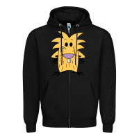Black norbet angry beaver Zipper Hoodie - artisFamous