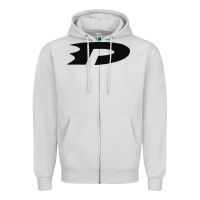 Dove Grey danny phantom run Zipper Hoodie - artisFamous