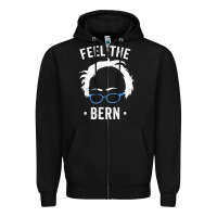 Black bernie sanders for now Zipper Hoodie - artisFamous