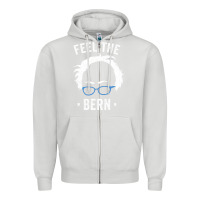 Dove Grey bernie sanders for now Zipper Hoodie - artisFamous