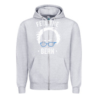 Heather Grey bernie sanders for now Zipper Hoodie - artisFamous
