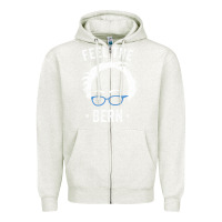 Oatmeal Heather bernie sanders for now Zipper Hoodie - artisFamous