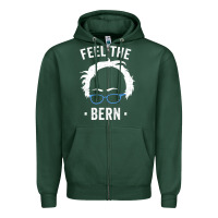 Sports Green bernie sanders for now Zipper Hoodie - artisFamous