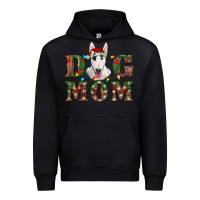 Black Christmas Dog Mom Bull Terrier Urban Hoodie - RanaPortraitStore