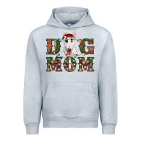 Heather Grey Christmas Dog Mom Bull Terrier Urban Hoodie - RanaPortraitStore