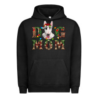 Pigment Black Christmas Dog Mom Bull Terrier Urban Hoodie - RanaPortraitStore