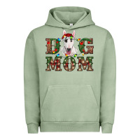 Pigment Oil Green Christmas Dog Mom Bull Terrier Urban Hoodie - RanaPortraitStore