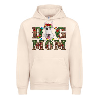 Sandshell Christmas Dog Mom Bull Terrier Urban Hoodie - RanaPortraitStore