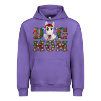Tulip Christmas Dog Mom Bull Terrier Urban Hoodie - RanaPortraitStore