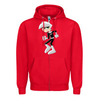 Red danny phantom run Zipper Hoodie - artisFamous