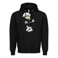Black danny phantom run Zipper Hoodie - artisFamous