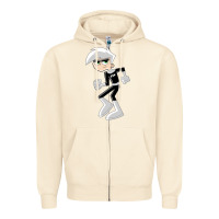 Sandshell danny phantom run Zipper Hoodie - artisFamous
