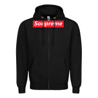 Black SOUPREME Zipper Hoodie - artisFamous